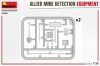 MiniArt 35390 ALLIED MINE DETECTION EQUIPMENT 1/35